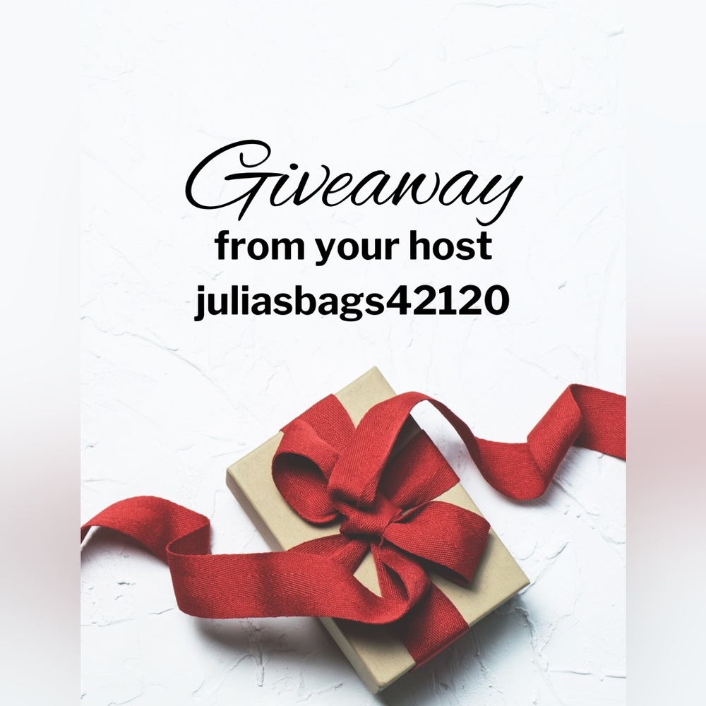 Giveaway from your HOST on LIVE SHOW